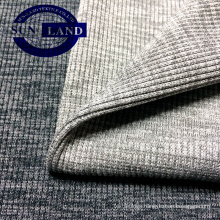 polyester spandex 2x2 rib fabric for garments cloth